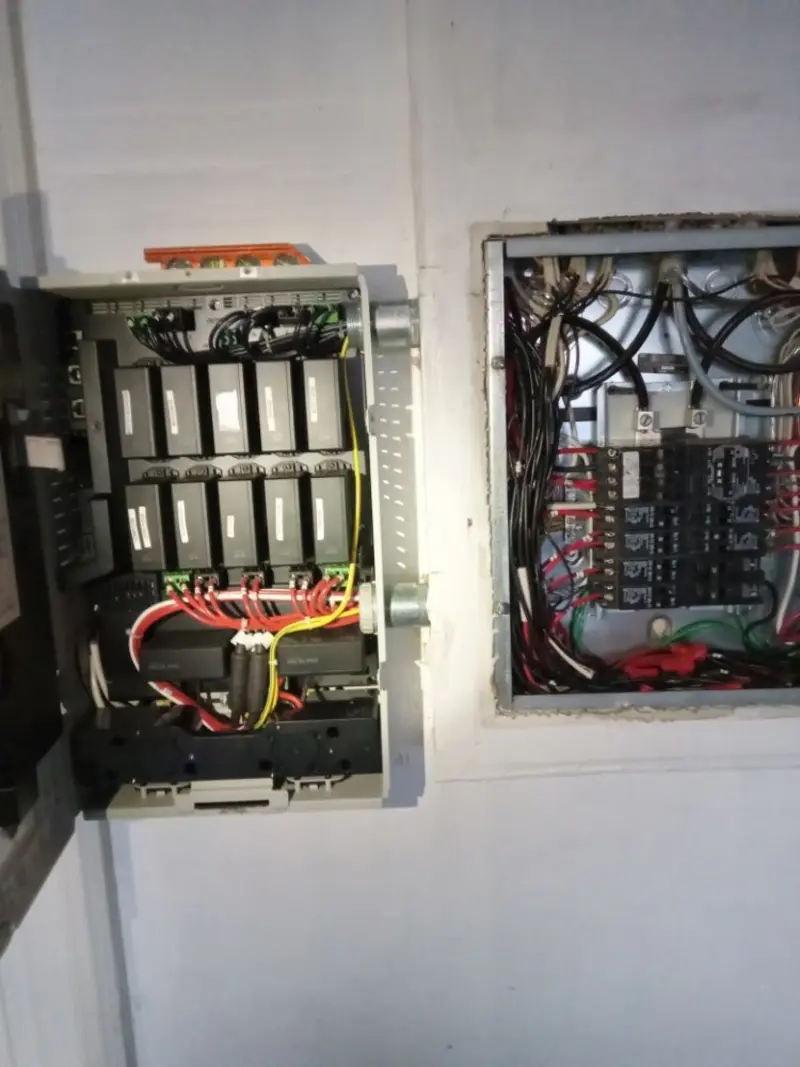 Electrical panel upgrade completed for Ring Doorbell Installation in Sidney